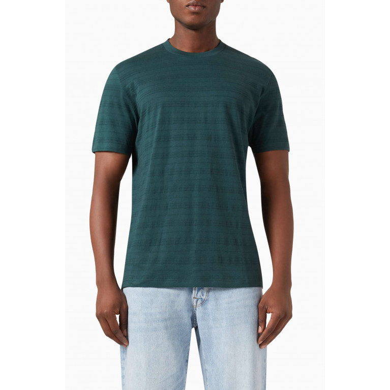 Selected Homme - Textured T-shirt in Organic Cotton