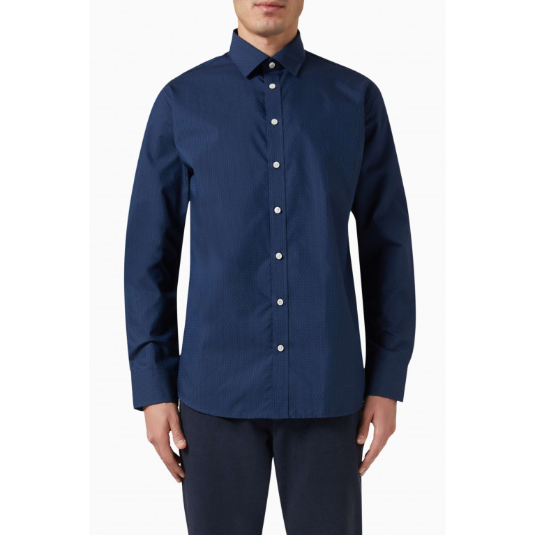 Selected Homme - Soho Dobby Shirt in Organic Cotton Blend