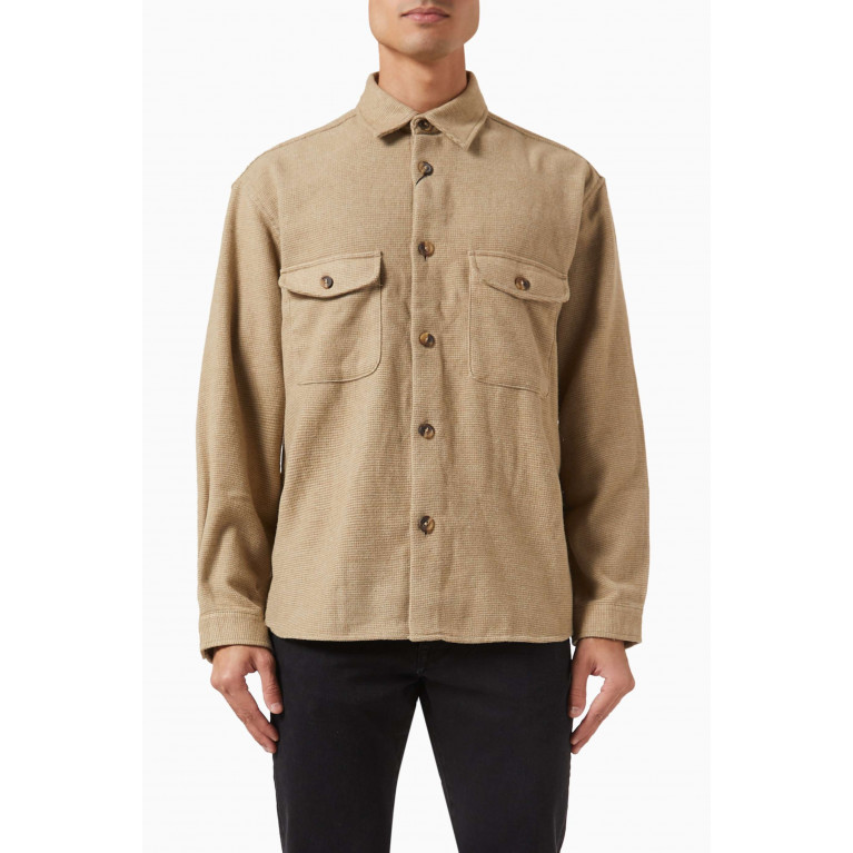Selected Homme - Overshirt in Wool Blend