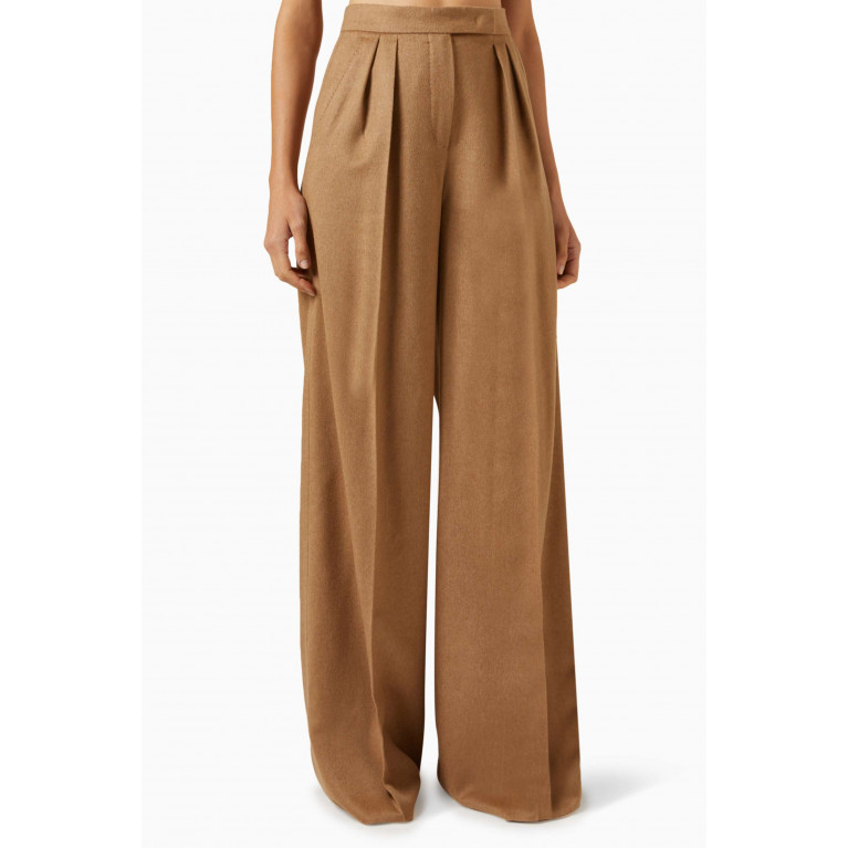 Max Mara - Werther Pants in Camel Wool