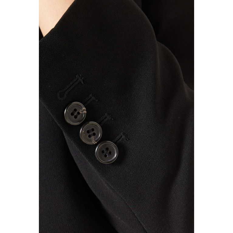 Theory - Shawl Collar Tailored Blazer in Crepe Black