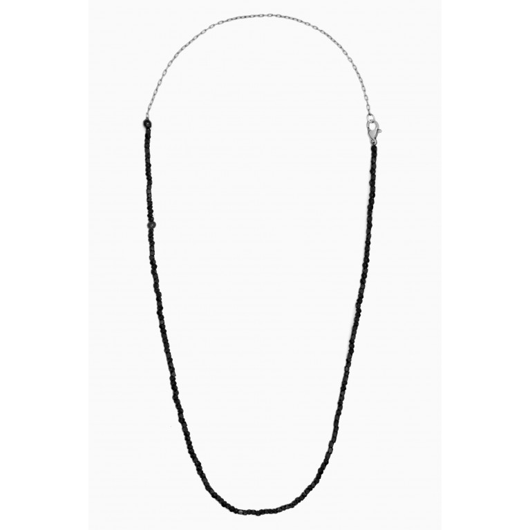The Monotype - Ford Bead Necklace in Silver-tone Brass