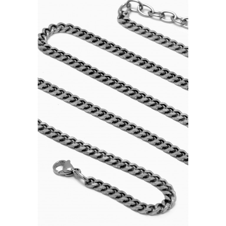 The Monotype - Felix Curb-chain Bracelet in Silver-tone Brass