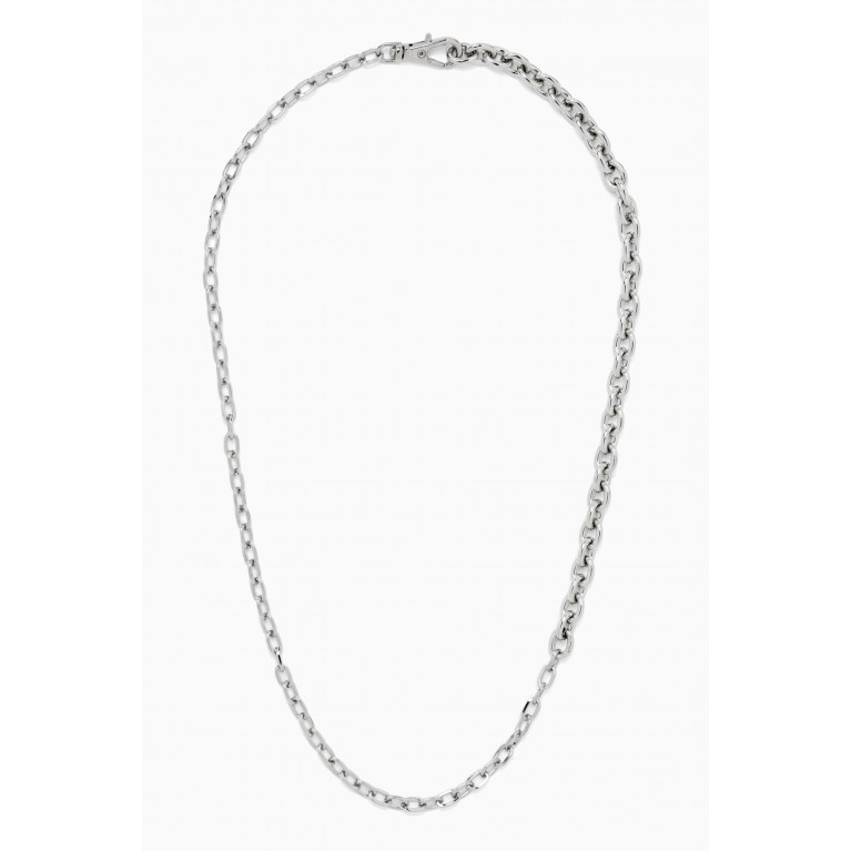 The Monotype - The Connor Chain Necklace in Silver-tone Brass