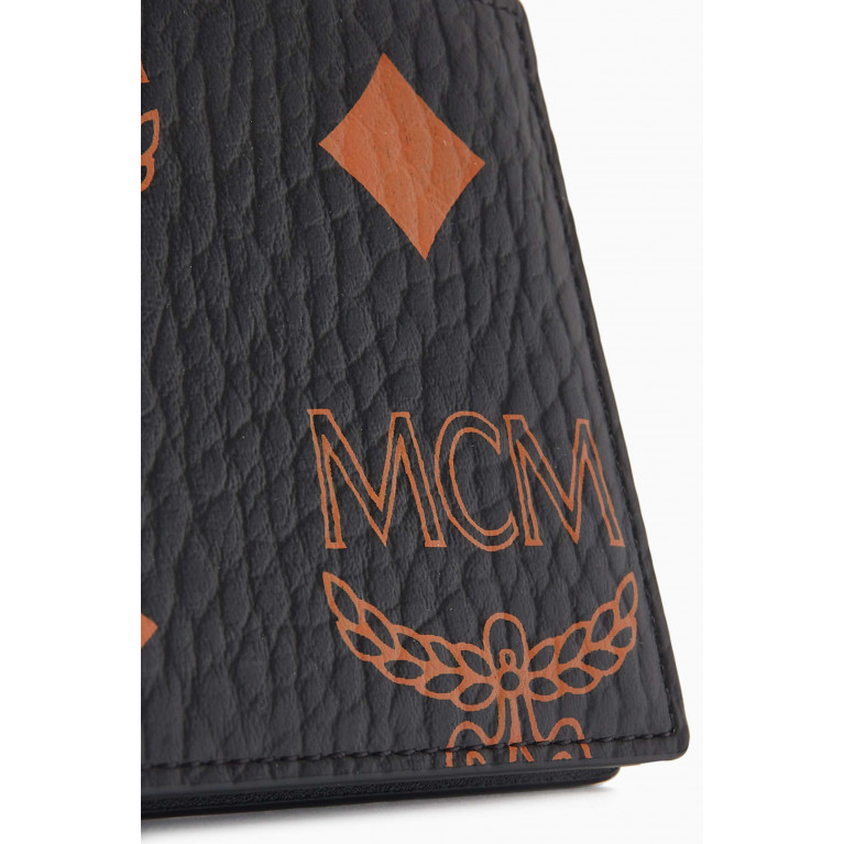 MCM - Small Bi-fold Maxi Visetos Wallet in Coated-canvas