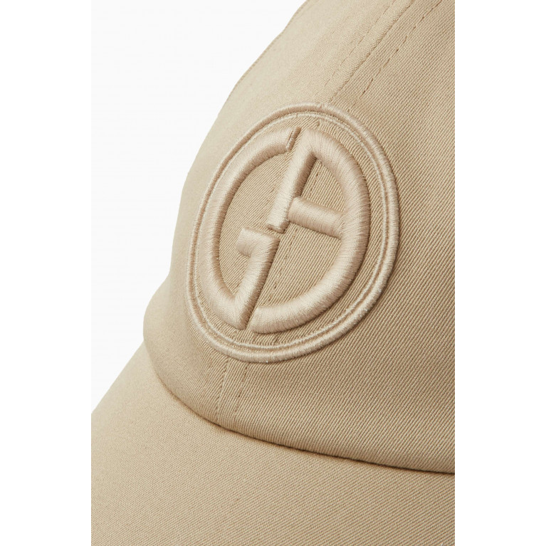 Giorgio Armani - Tonal Logo Baseball Cap in Stretch Cotton