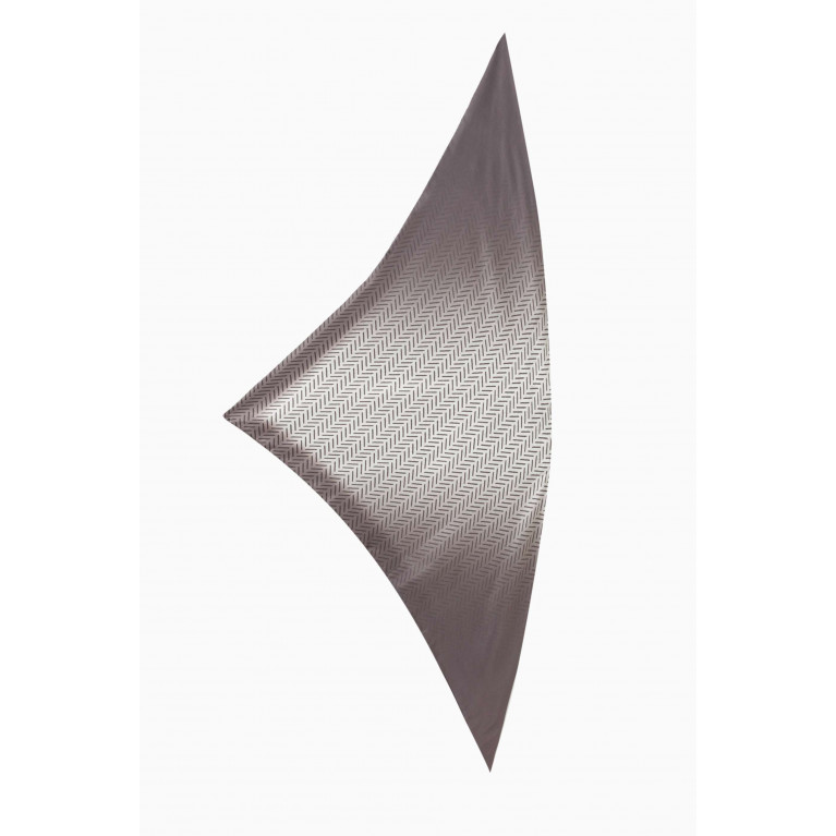 Giorgio Armani - Geometric-print Scarf in Silk