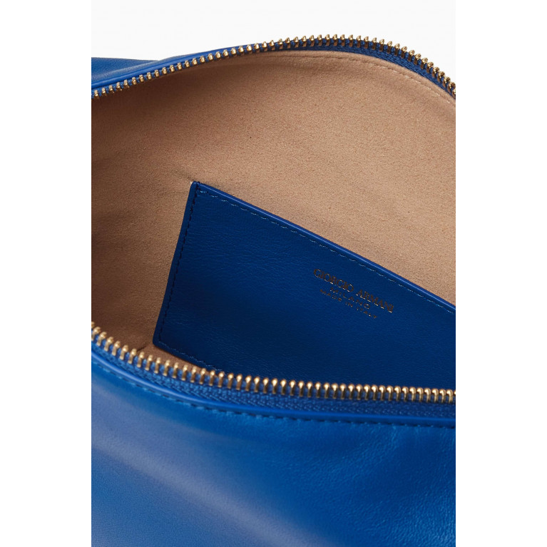 Giorgio Armani - Small Top Handle Bag in Nappa Blue