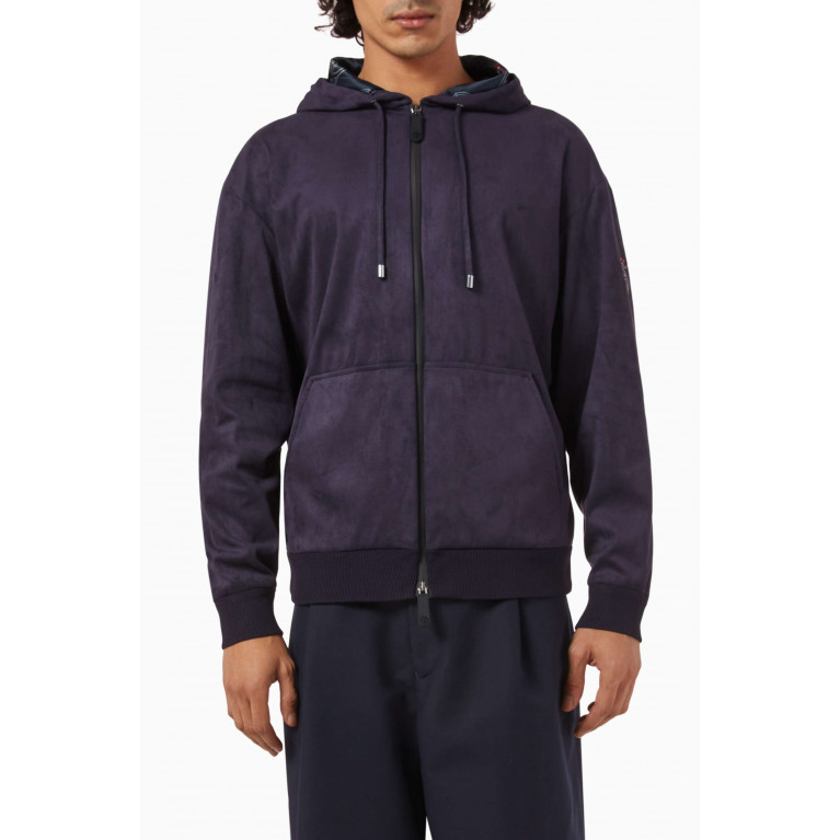 Giorgio Armani - Lunar New Year Hooded Blouson in Suede-effect Jersey