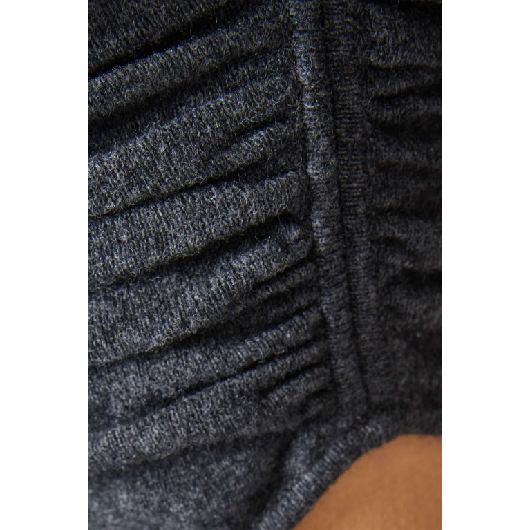Sandro - Ryna Knit Maxi Dress in Wool-Cashmere Blend