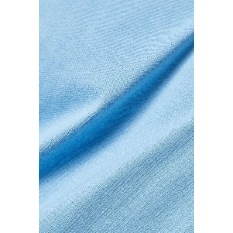Hanro - Living T-shirt in Cotton Jersey Blue