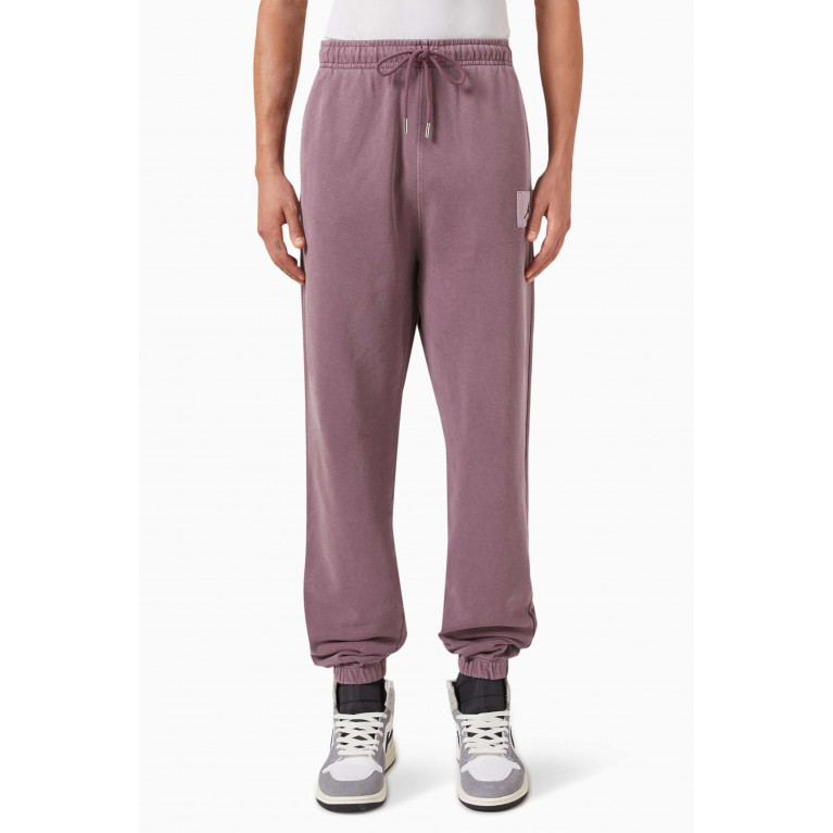 Jordan - Statement Sweatpants in Cotton-fleece Purple