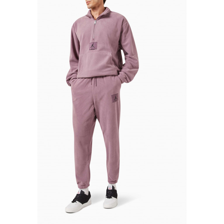 Jordan - Jordan Essentials Winter Pants in Cotton Fleece Blend Purple