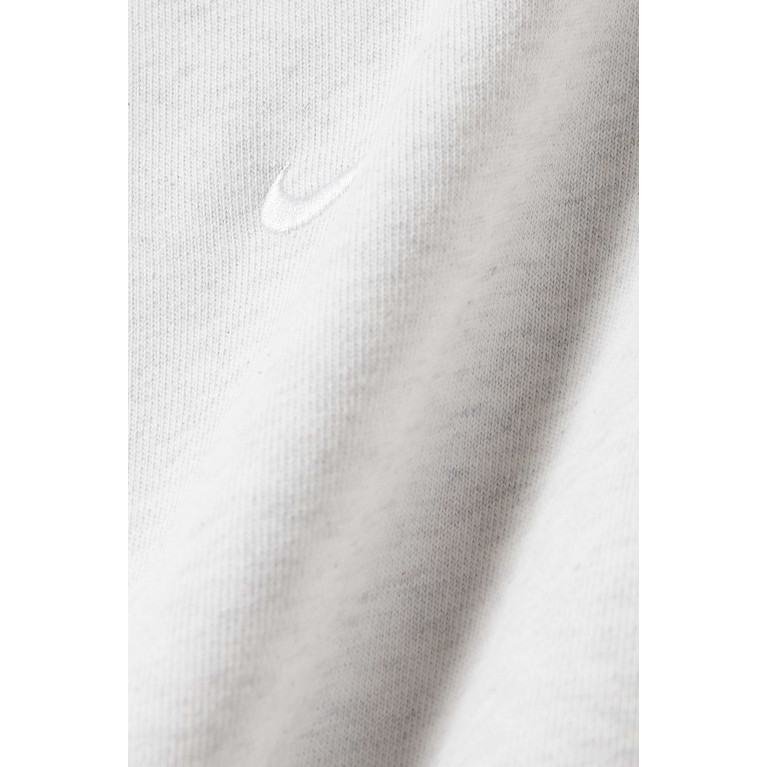 Nike - Solo Swoosh Sweatshirt in Fleece Grey