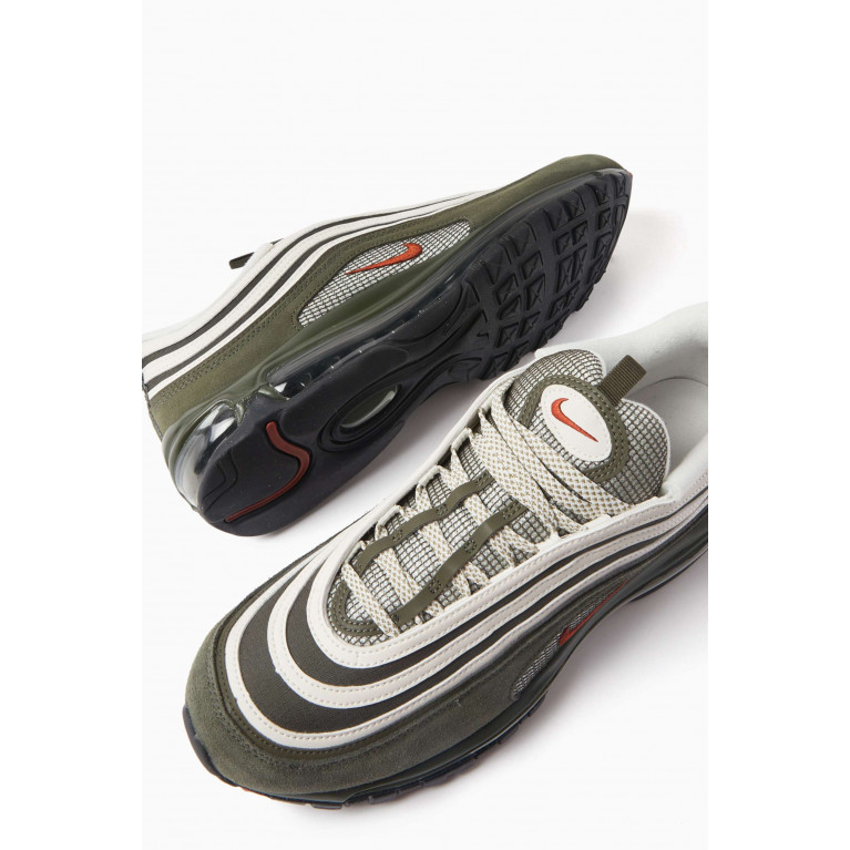 Nike - Air Max 97 Sneakers in Mesh and Leather Neutral