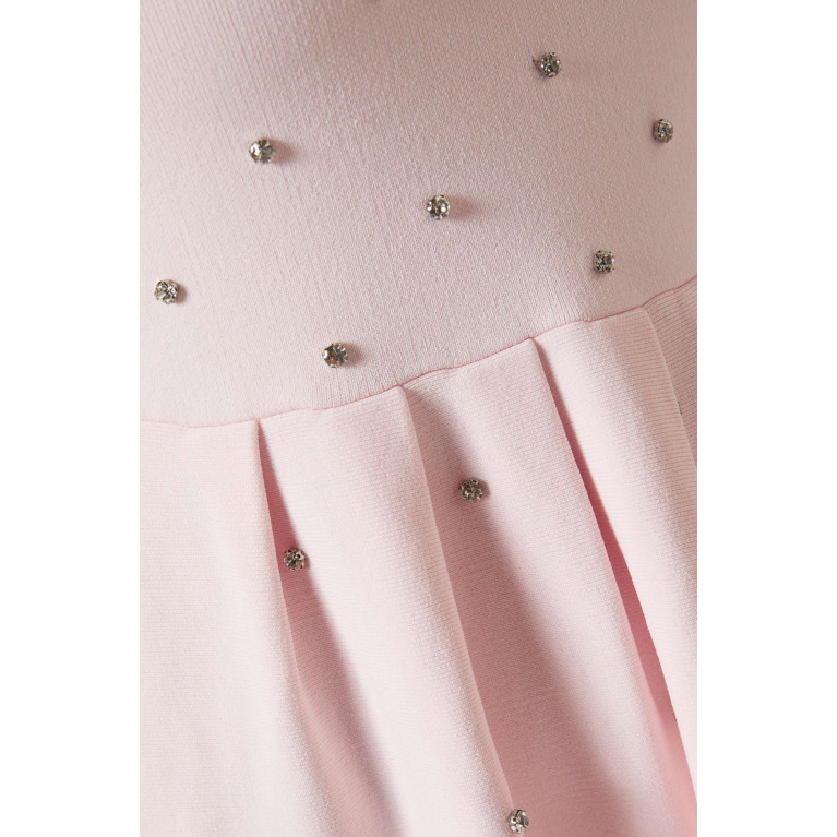 Needle & Thread - Embellished Knit Gown in Recycled Viscose Pink