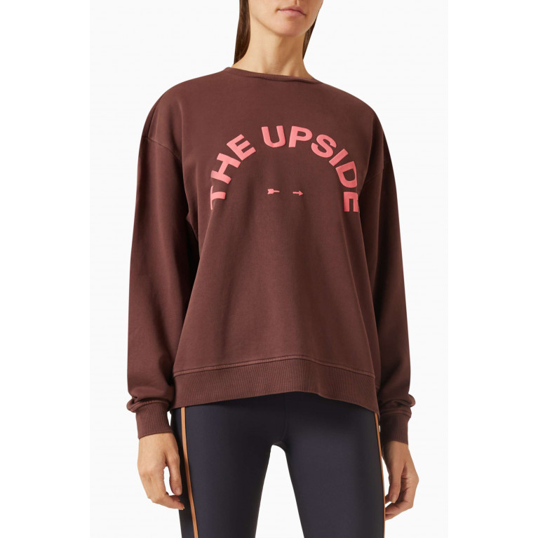 The Upside - Saturn Logo Sweatshirt in Organic Cotton