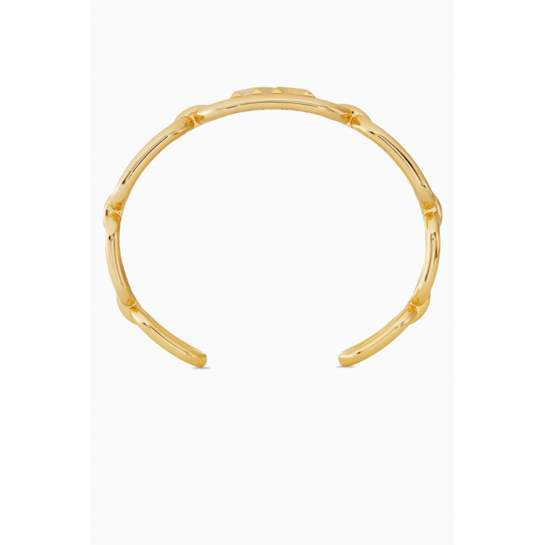 MICHAEL KORS - Chain Link Cuff in 14kt Gold-plated Brass