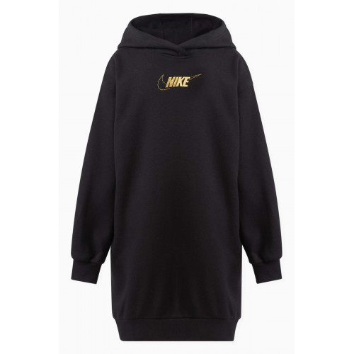 Nike - Logo-embroidered Hoodie Dress in Cotton