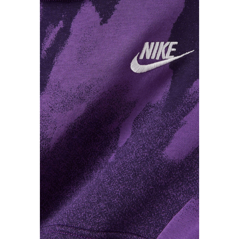Nike - All-over Printed Hoodie in Cotton-blend
