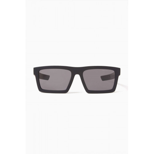 Prada - Rectangular Matte Sunglasses