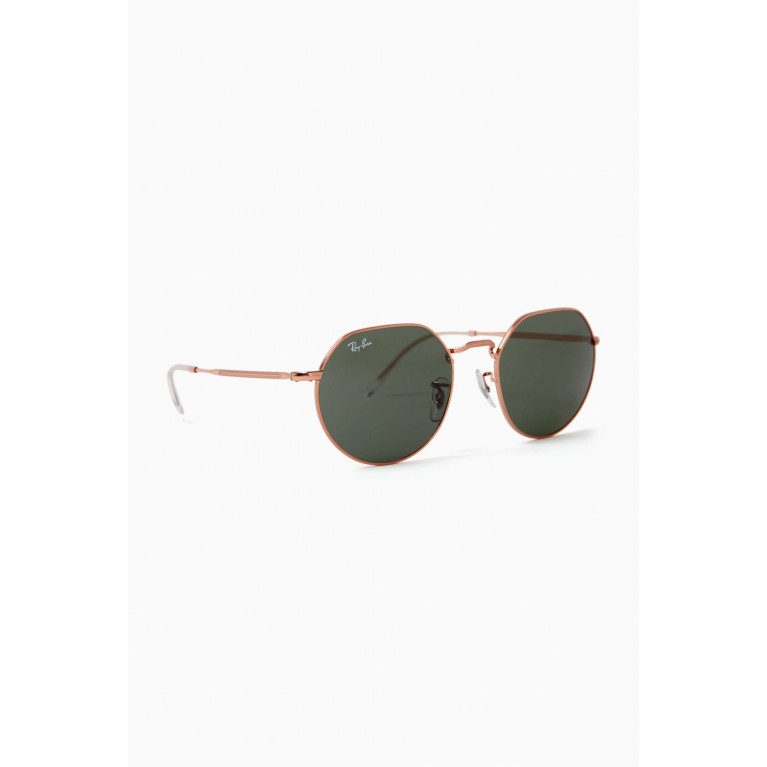 Ray-Ban - Jack Round Sunglasses in Metal