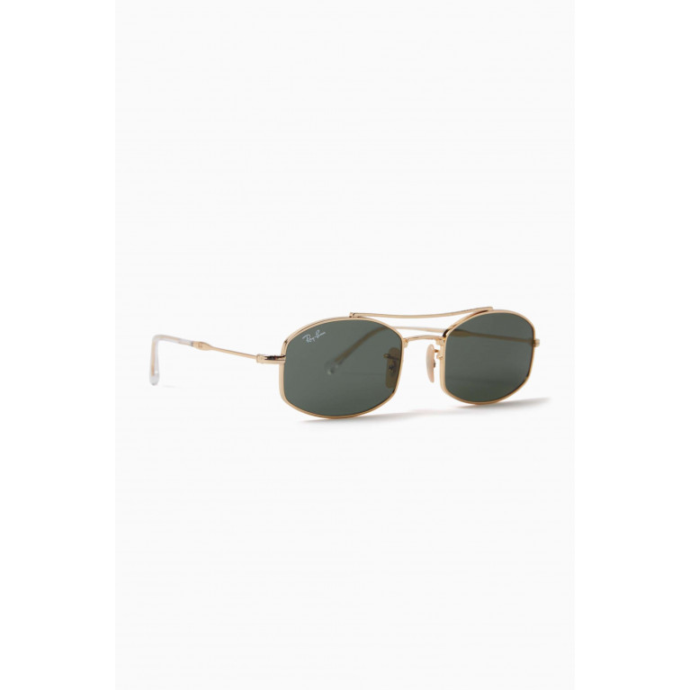 Ray-Ban - Oval Sunglasses in Metal