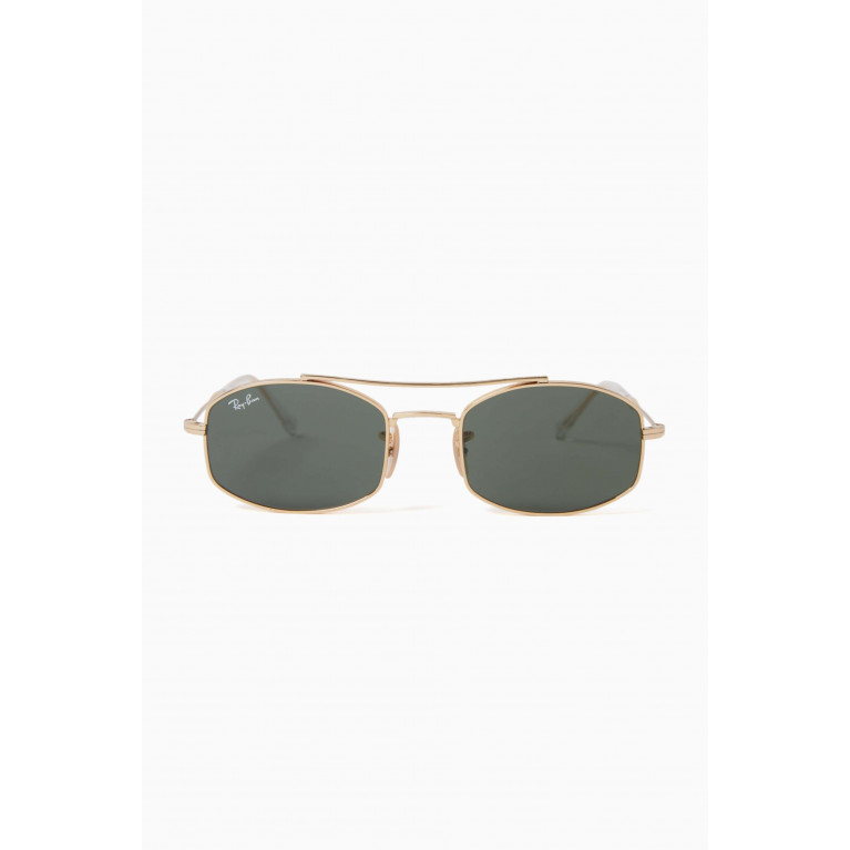 Ray-Ban - Oval Sunglasses in Metal