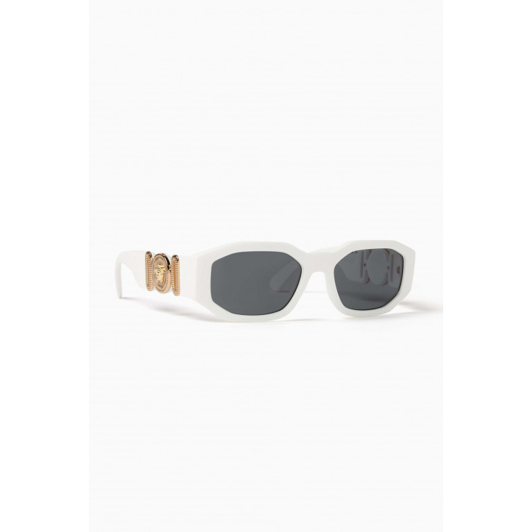 Versace - Oval Sunglasses in Acetate
