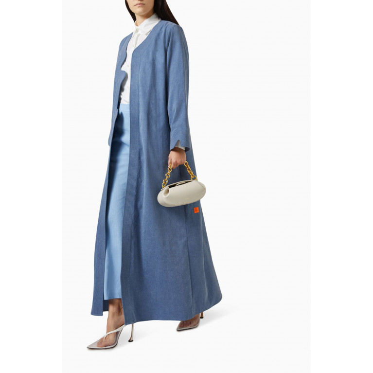 THE CAP PROJECT - Outline Cloud Abaya in Denim-blend