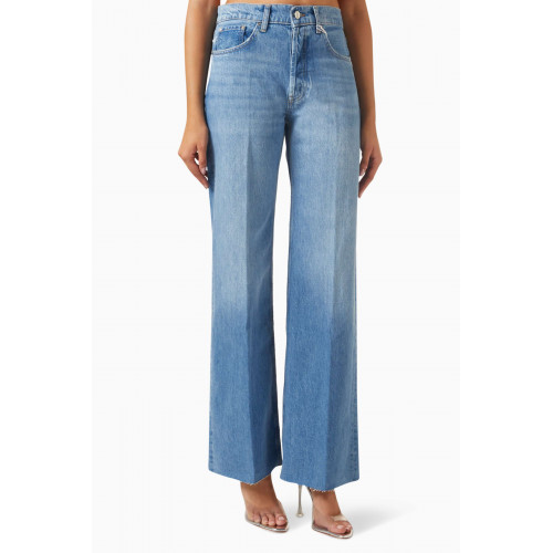 ANINE BING - Hugh High-waist Jeans in Denim