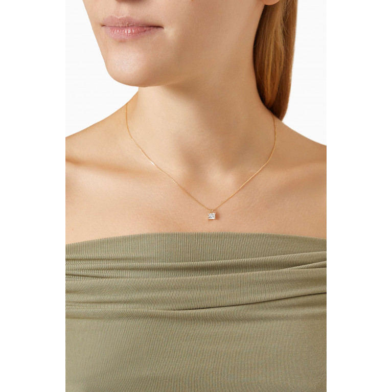 M's Gems - Iman Pendant Necklace in 18kt Gold