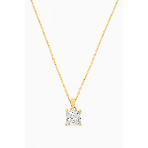 M's Gems - Iman Pendant Necklace in 18kt Gold