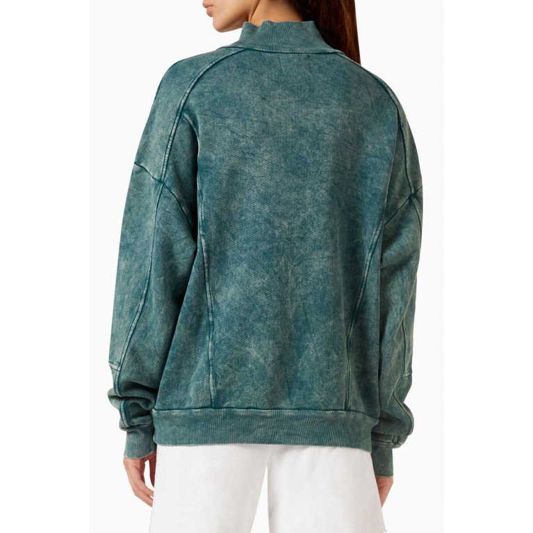 Electric & Rose - Beckett Zip-up Sweatshirt in Cotton-fleece