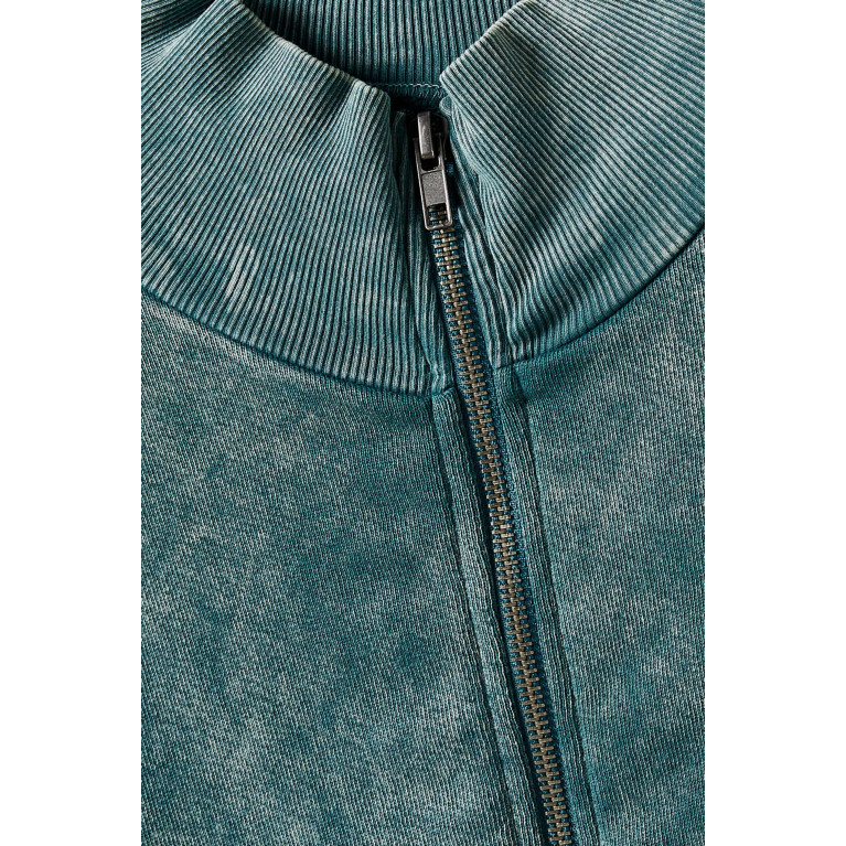 Electric & Rose - Beckett Zip-up Sweatshirt in Cotton-fleece