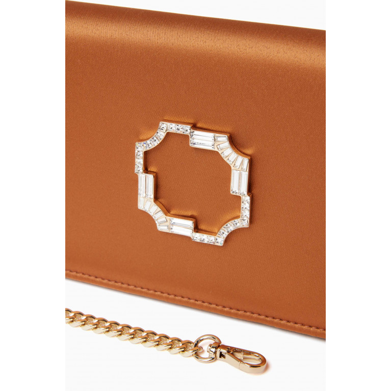 Malone Souliers - Vivien Rectangle Clutch in Satin