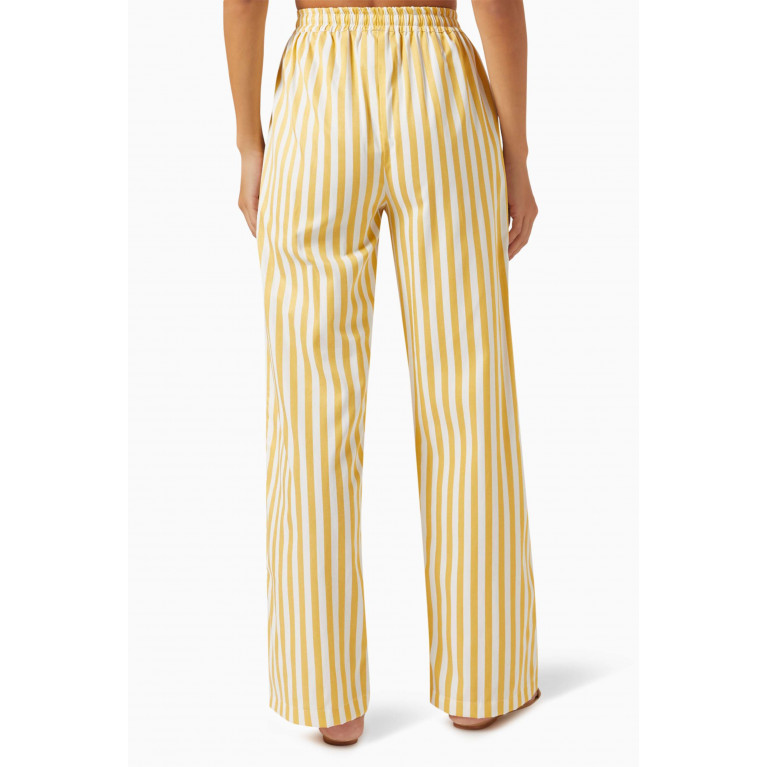 Bambah Boutique - Pinstripe Lounge Pants in Cotton