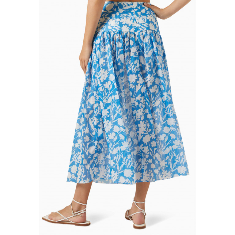 Bambah Boutique - Catania Floral Midi Skirt