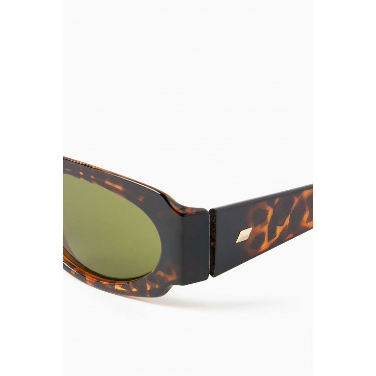 Le Specs - Long Nights Oval Sunglasses