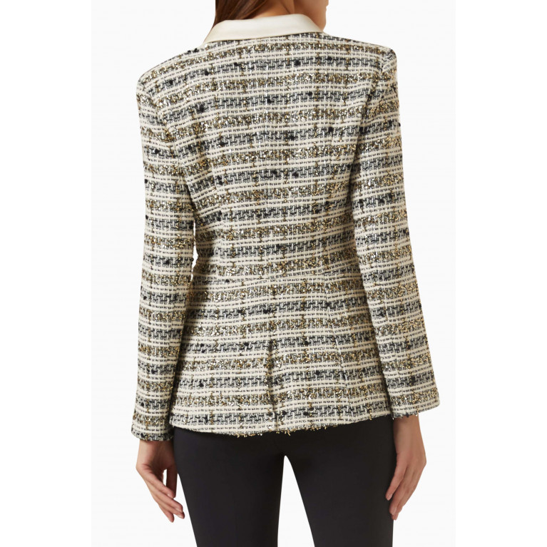 Elisabetta Franchi - Double-breasted Jacket in Tweed