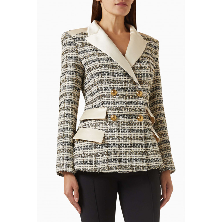 Elisabetta Franchi - Double-breasted Jacket in Tweed