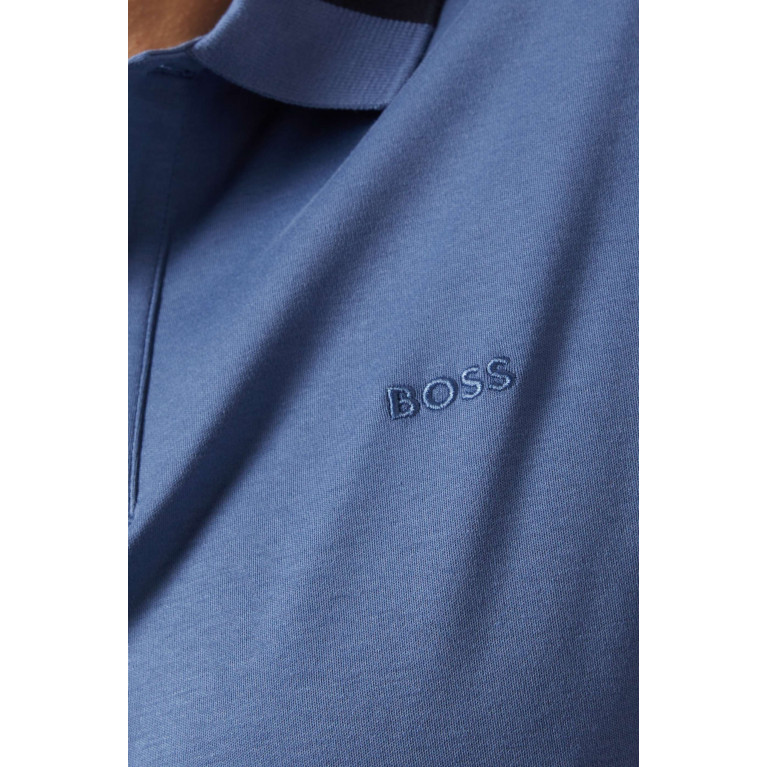 Boss - Phillipson Logo Polo in Interlock Cotton