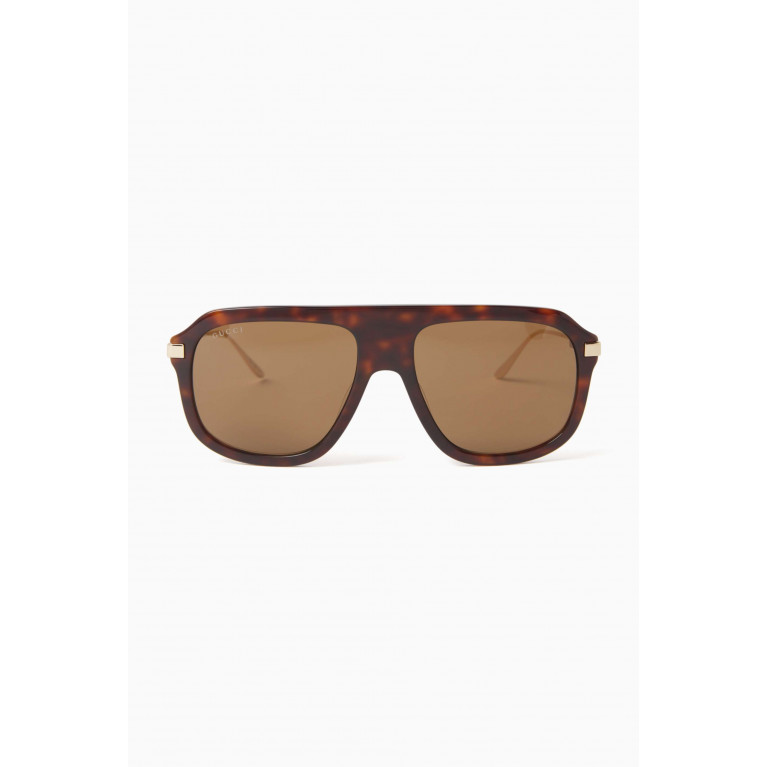 Gucci - Aviator Sunglasses in Acetate