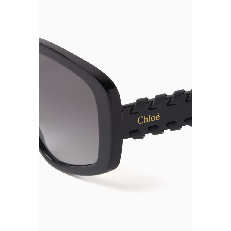 Chloé - Mony Geometric Sunglasses in Acetate