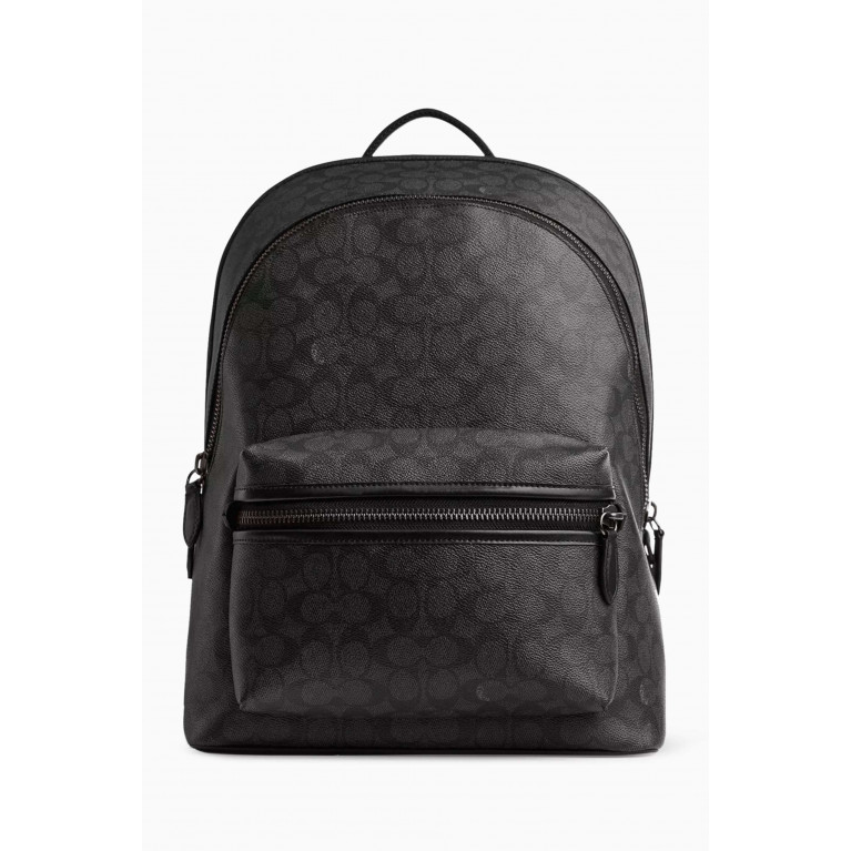 Coach - Charter Backpack in Signature Coated Canvas