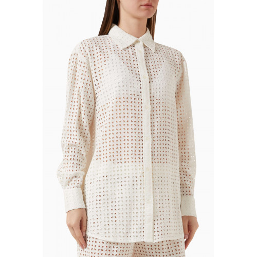 Solid & Striped - The Oxford Tunic in Cotton Eyelet