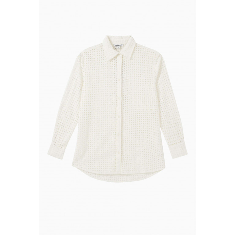 Solid & Striped - The Oxford Tunic in Cotton Eyelet
