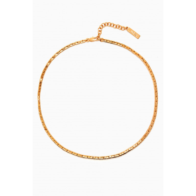 Luv Aj - The Chloe Chain Necklace in Gold-plated Brass