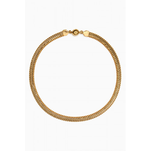 Luv Aj - Domenico Chain Necklace in Gold-plated Brass