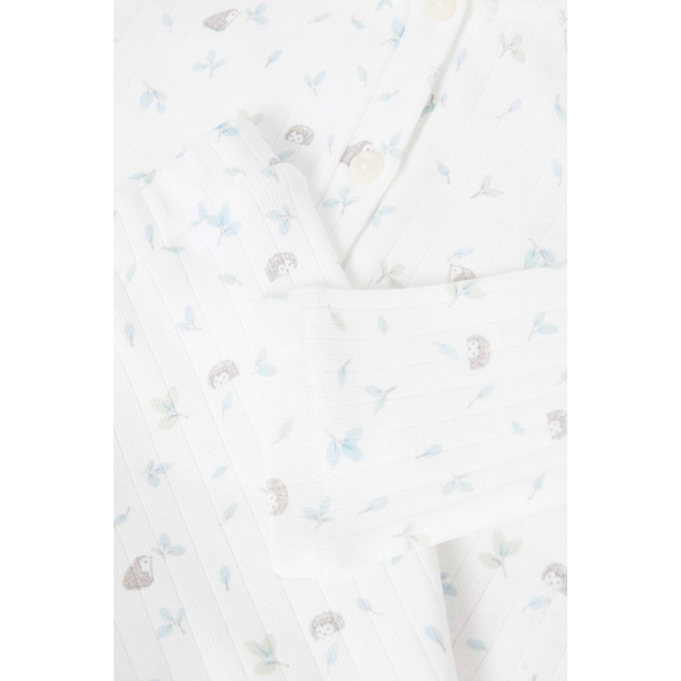 Tartine et Chocolat - Hedgehog Print Pyjama Set in Cotton